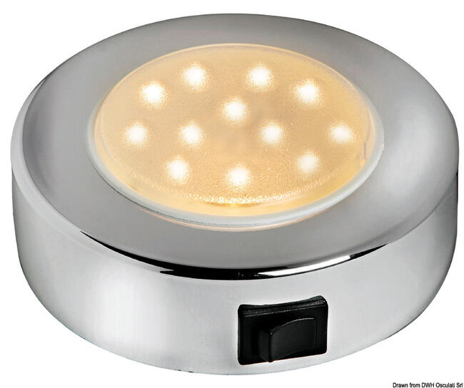 Plafoniera Sun 10 Led Cromato